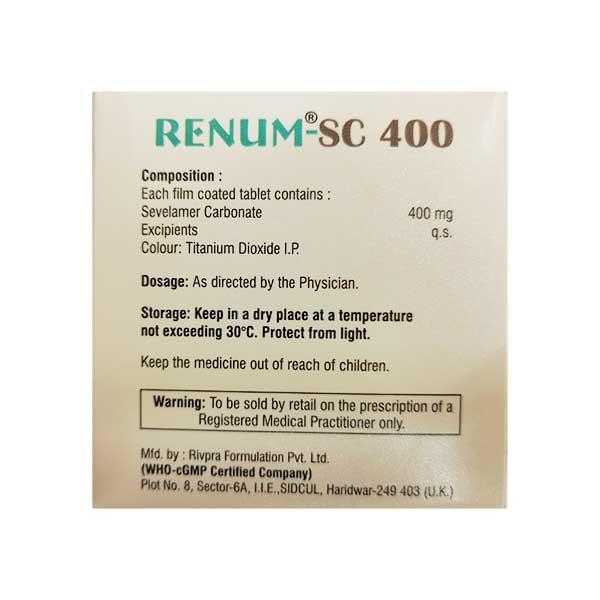 RENUM SC 400 Tablet 10's
