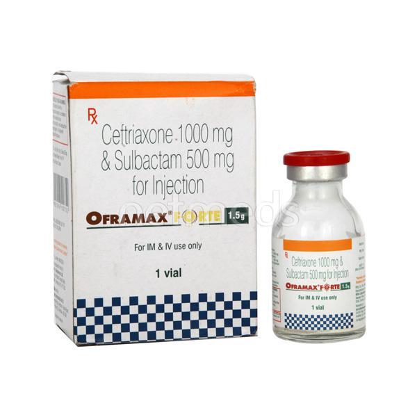 Oframax Forte 1.5gm Injection 1's