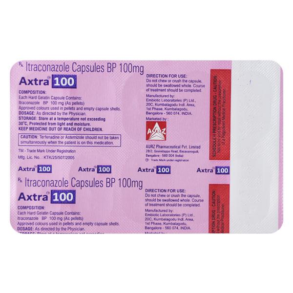 AXTRA 100 Capsule 10's