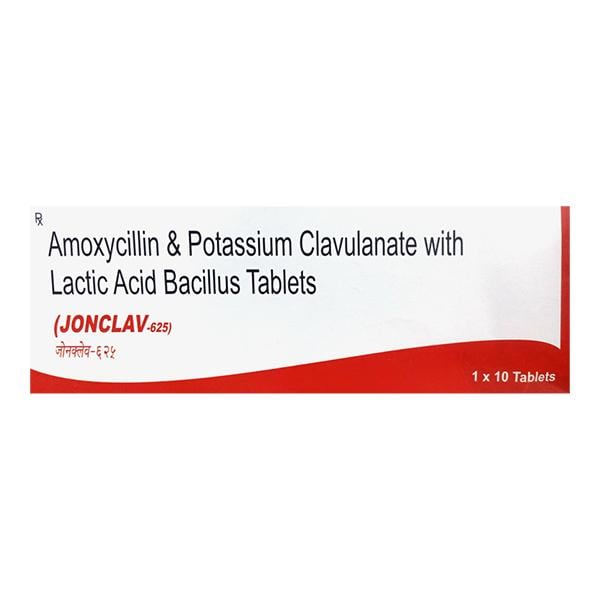 Jonclav 625mg Tablet 10'S