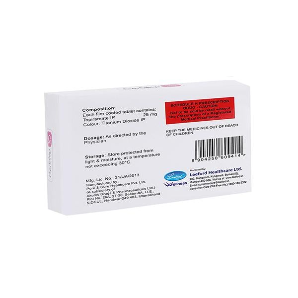 CERBILEP 25 Tablet 10's