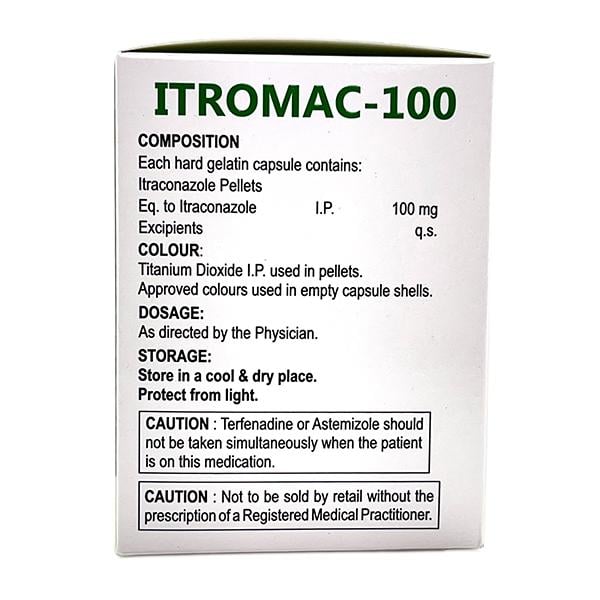 ITROMAC 100 Capsule 10's
