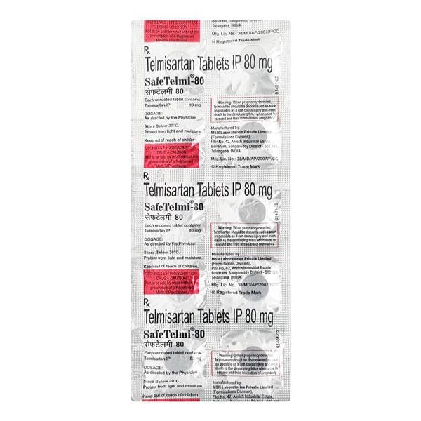 Safetelmi 80mg Tablet 10'S