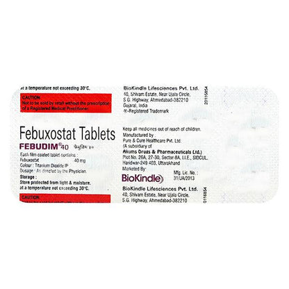 FEBUDIM 40 Tablet 10's