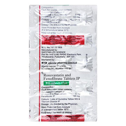 ROSUFIT F 5/160mg Tablet 15's