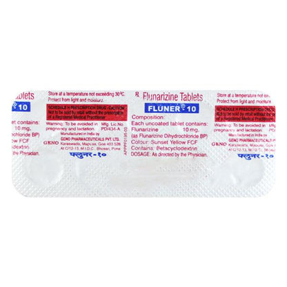 Fluner 10mg Tablet 10'S