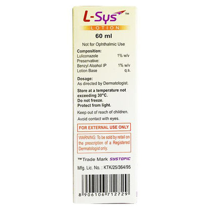 L SYS 1% Lotion 60ml