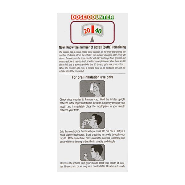 ODIHALE G 100 WITH DOSE COUNTER Inhaler 120md