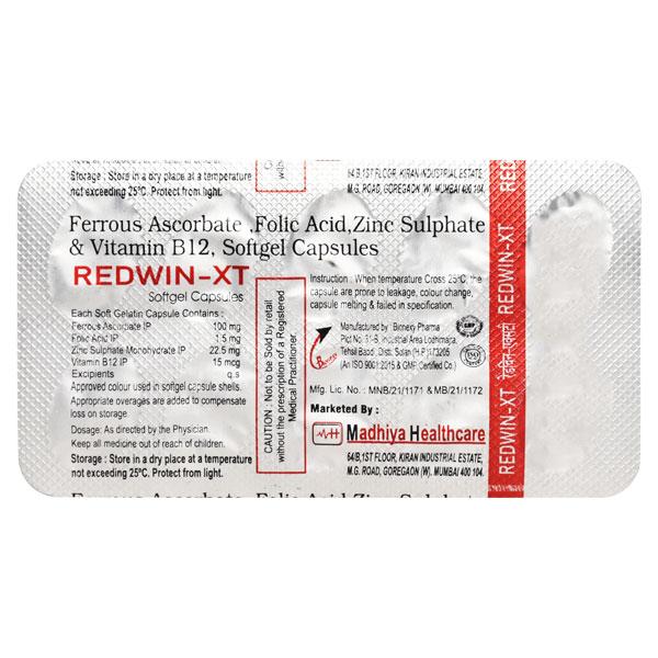 REDWIN XT SoftGel Capsule 10's