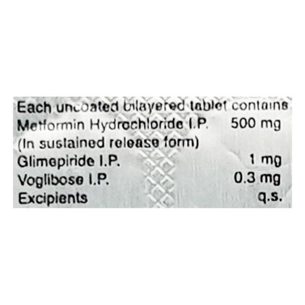 Azulix MV 1/0.3mg Tablet 10'S