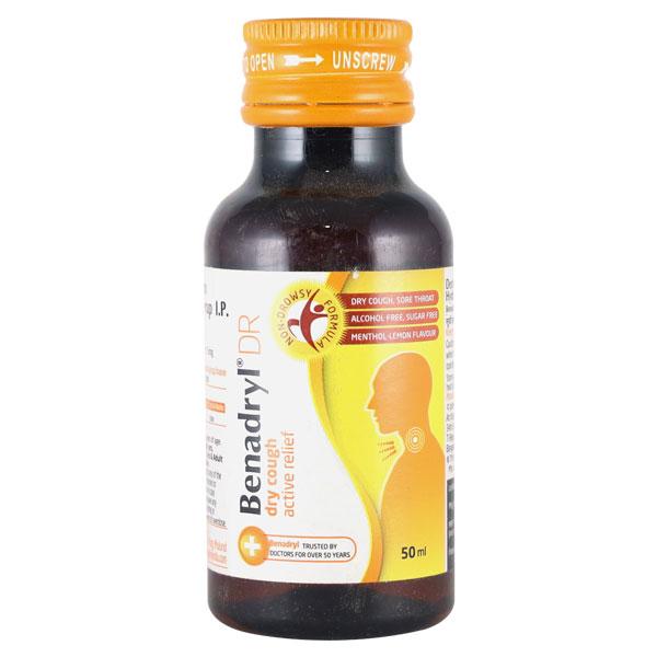 Benadryl DR Dry Cough Active Relief   Syrup 50ml