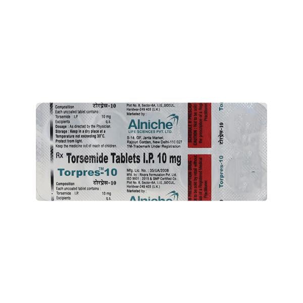 Torpres 10mg Tablet 10'S