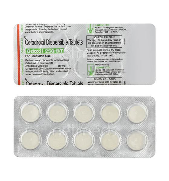 Odoxil DT 250mg Tablet 10'S