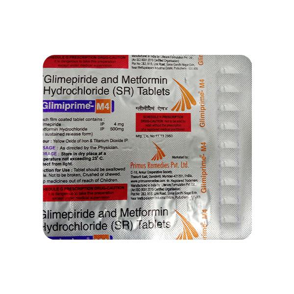 GLIMIPRIME M4 Tablet 15's
