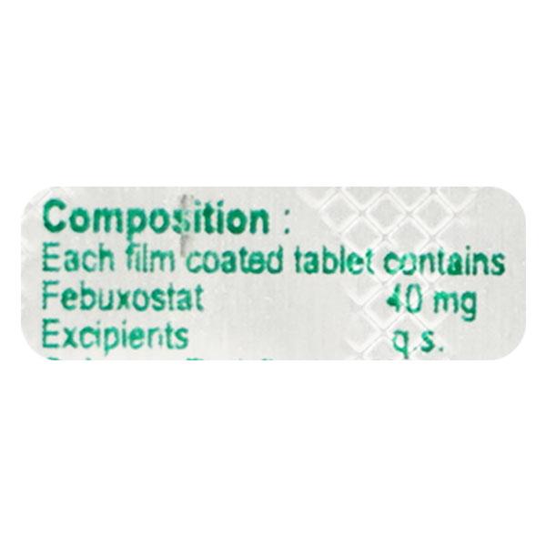 Febubest 40mg Tablet 10'S