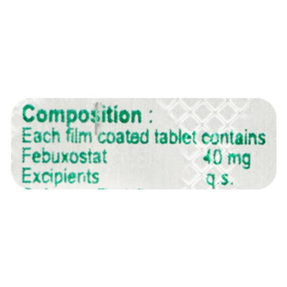 Febubest 40mg Tablet 10'S