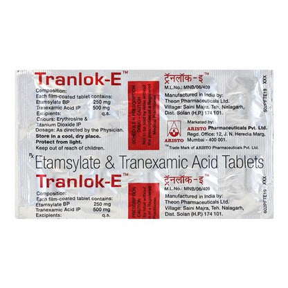 Tranlok E Tablet 10'S