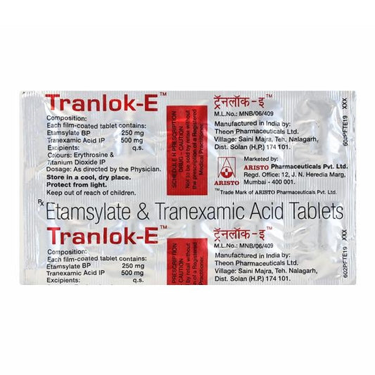 Tranlok E Tablet 10'S