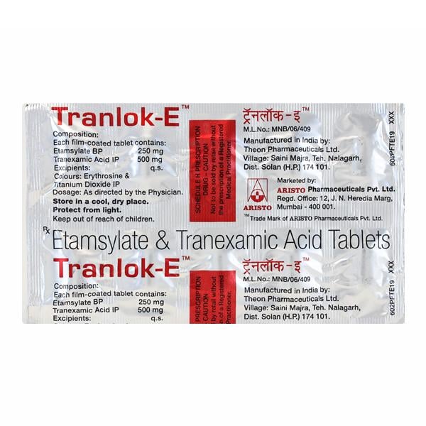 Tranlok E Tablet 10'S