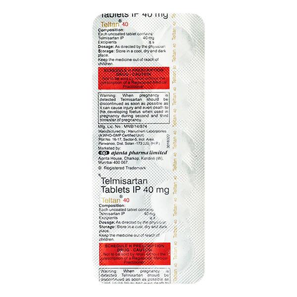 TELTAN 40mg Tablet 10's