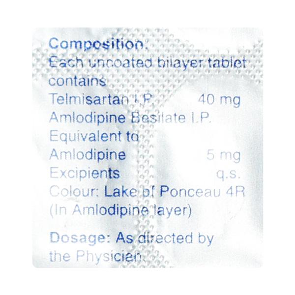 Telma AM 40mg Tablet 15'S