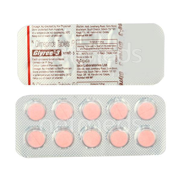 Glyree 3mg Tablet 10'S
