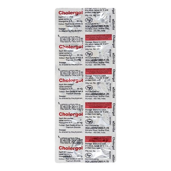 Cholergol 30Mg Tablet 10's