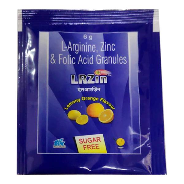 LRZIN SUGAR FREE LEMONY ORANGE FLAVOUR Granules 6gm
