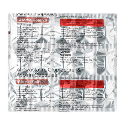 ATORVA GOLD 20mg Capsule 15's