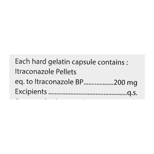 ITRAZEST 200mg Capsule 4's