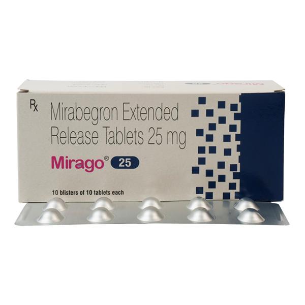 Mirago 25mg Tablet 10'S