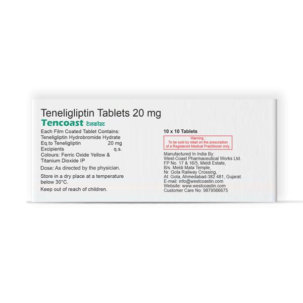 TENCOAST 20 Tablet 10's