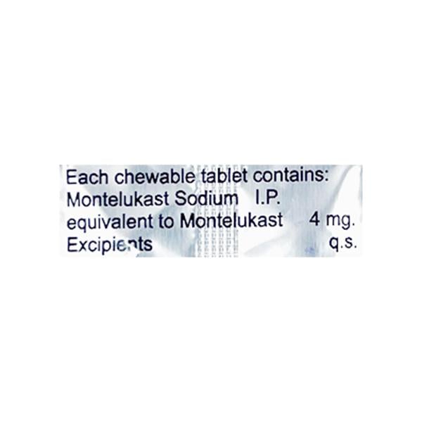 Asthamon 4mg Tablet 10'S