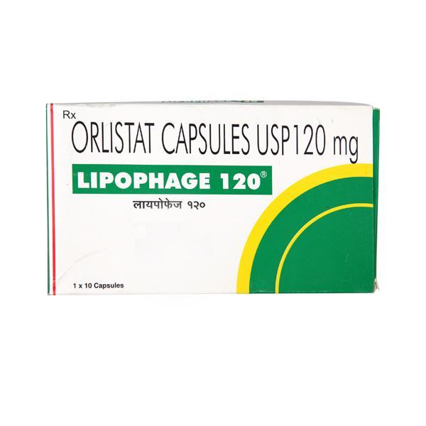 Lipophage 120mg Capsule 10'S