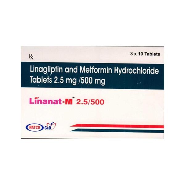 LINANAT M 2.5/500 Tablet 10's