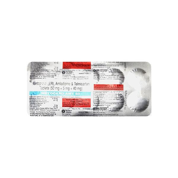 METOCARD AMT 50 Tablet 10's