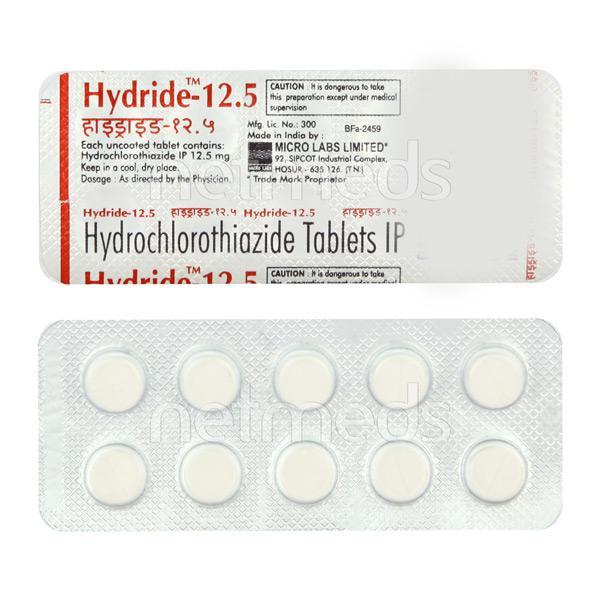 Hydride 12.5mg Tablet 10'S