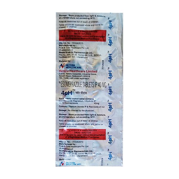 4PH 40mg Tablet 10's