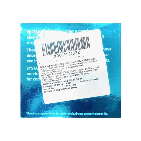 SYSTANE LID WIPE 30'S
