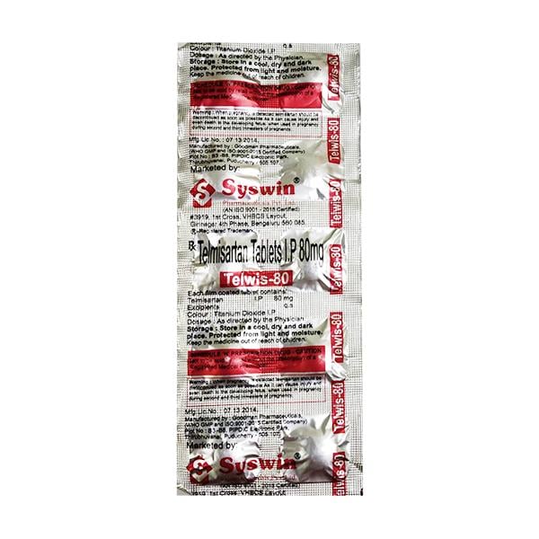 TELWIS 80mg Tablet 10's