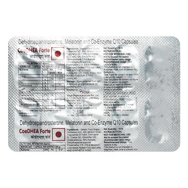 Coedhea Forte (Nutraceuticals) Capsule 10'S