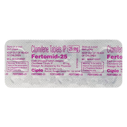 Fertomid 25mg Tablet 10'S