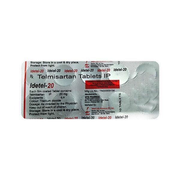 IDETEL 20mg Tablet 10's