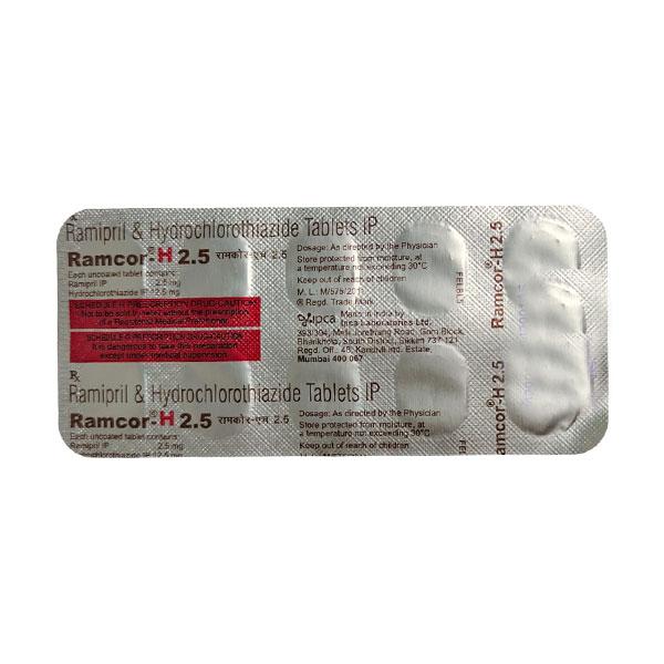 Ramcor H 2.5mg Tablet 10'S