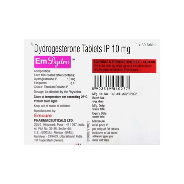 EMDYDRO Tablet 30's