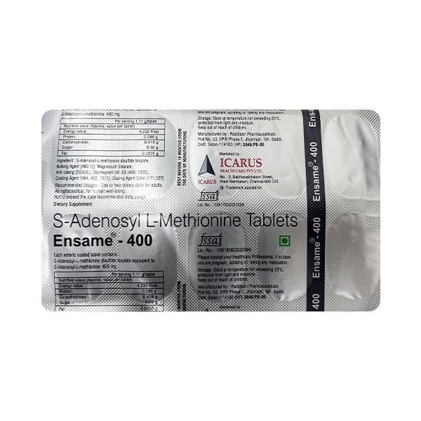 Ensame 400mg (Veg) Tablet 10'S