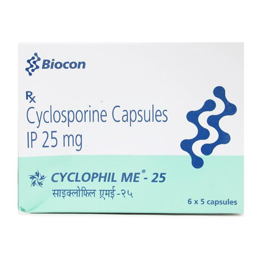 Cyclophil ME 25mg Capsule 5'S