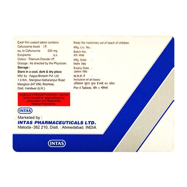 Ceroxitum 250mg Tablet 4'S