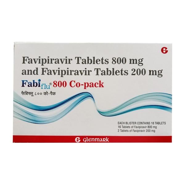 FABIFLU 800 CO PACK Tablet 18's