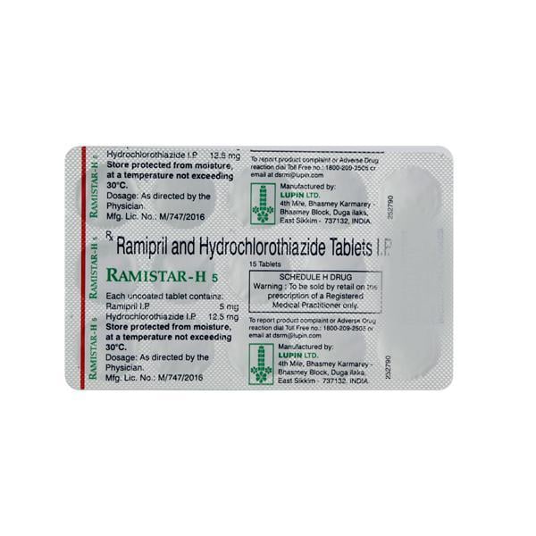 Ramistar H 5mg Tablet 15'S